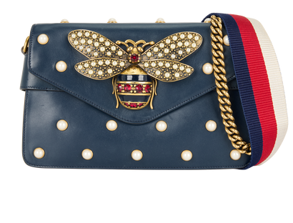 Bee Pearl Shoulder Bag, front view
